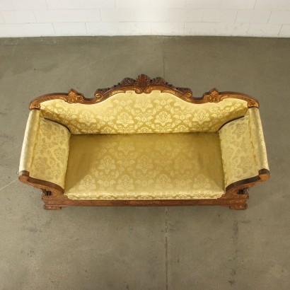 divano intarsiato,Divano Carlo X