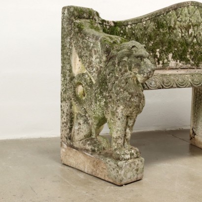 antiquités, meubles de jardin, antiquités de meubles de jardin, meubles de jardin anciens, meubles de jardin italiens anciens, meubles de jardin anciens, meubles de jardin néoclassiques, meubles de jardin du 19e siècle, banc extérieur en ciment
