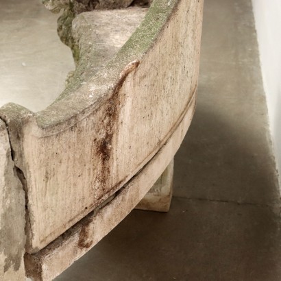 antiquités, meubles de jardin, antiquités de meubles de jardin, meubles de jardin anciens, meubles de jardin italiens anciens, meubles de jardin anciens, meubles de jardin néoclassiques, meubles de jardin du 19e siècle, banc extérieur en ciment