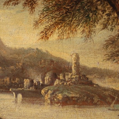 Religious Subject Oil on Canvas Italy XVII-XVIII Century