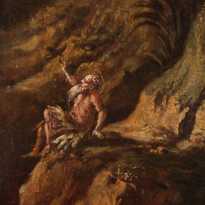 Religious Subject Oil on Canvas Italy XVII-XVIII Century