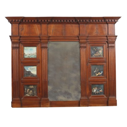 antiquariato, specchiera, antiquariato specchiera, specchiera antica, specchiera antica italiana, specchiera di antiquariato, specchiera neoclassica, specchiera del 800 - antiquariato, cornice, antiquariato cornice, cornice antica, cornice antica italiana, cornice di antiquariato, cornice neoclassico, cornice del 800,Caminiera Restaurazione