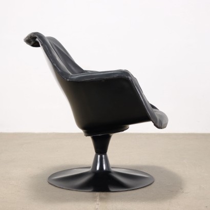 Haimi Yrjö Kukkapuro Chair Leather Finland 1960s