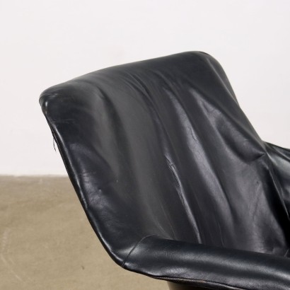 Haimi Yrjö Kukkapuro Chair Leather Finland 1960s