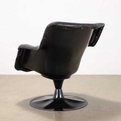 Haimi Yrjö Kukkapuro Chair Leather Finland 1960s