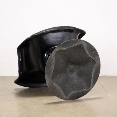 Haimi Yrjö Kukkapuro Chair Leather Finland 1960s