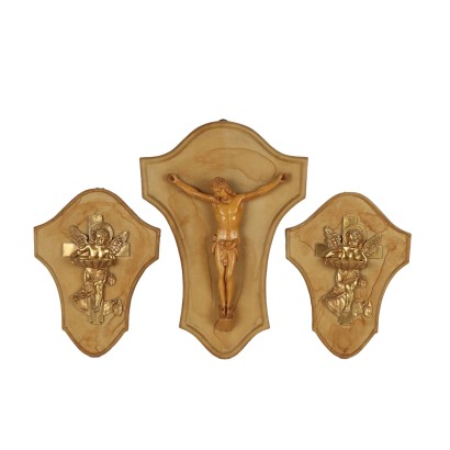Triptychon Bronze Italien XX Jhd