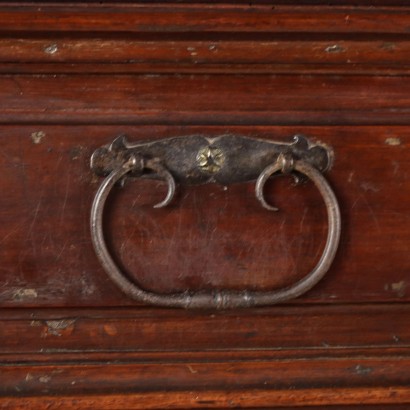 Commode Baroque Noyer Italie XVIIe-XVIIIe Siècle