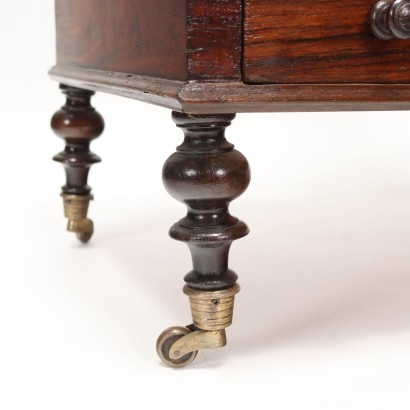Magazine Rack Walnut Italy XIX-XX Century