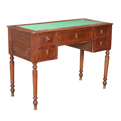 Writing Desk Louis Philippe Walnut Italy XIX Century