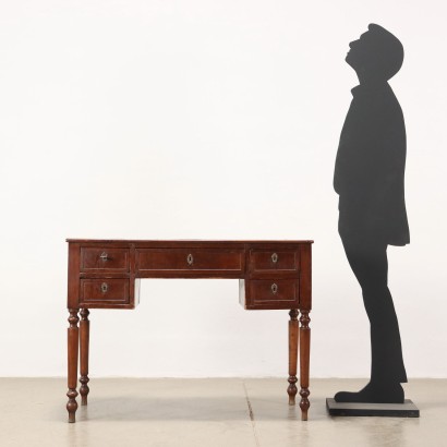 Writing Desk Louis Philippe Walnut Italy XIX Century