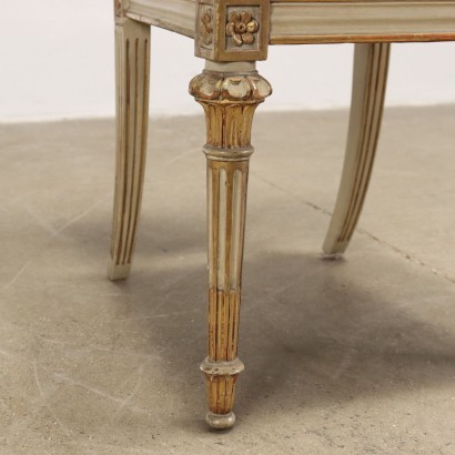 antigüedad, silla, sillas antiguas, silla antigua, silla italiana antigua, silla antigua, silla neoclásica, silla del siglo XIX, Grupo de sillas de estilo neoclásico