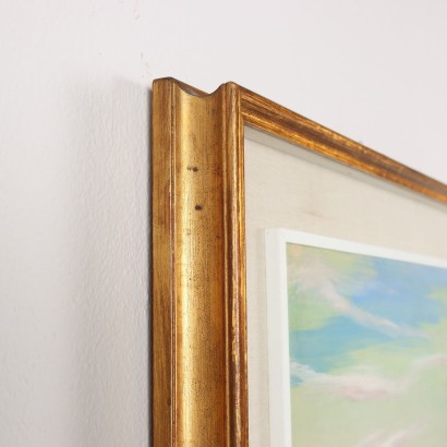arte, arte italiana, arte Contemporanea italiana, arte Contemporanea,Dipinto di Pino Ponti ,Scorcio veneziano,Pino Ponti