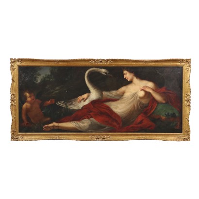 arte, arte italiana, pittura antica italiana,Leda e il Cigno