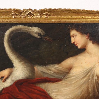 arte, arte italiana, pittura antica italiana,Leda e il Cigno