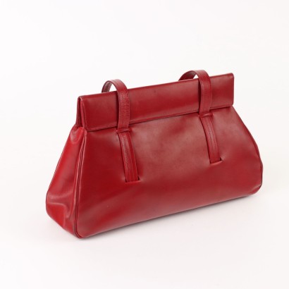Vintage Tasche Leder Italien 1950er
