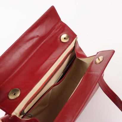 Vintage Tasche Leder Italien 1950er