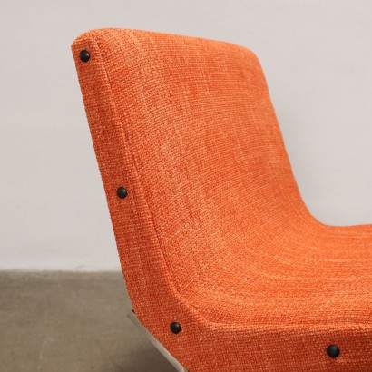 Paire de Fauteuils Formanova Tissu Italie Années 1960