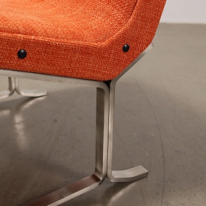 Paire de Fauteuils Formanova Tissu Italie Années 1960