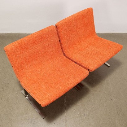 Paire de Fauteuils Formanova Tissu Italie Années 1960