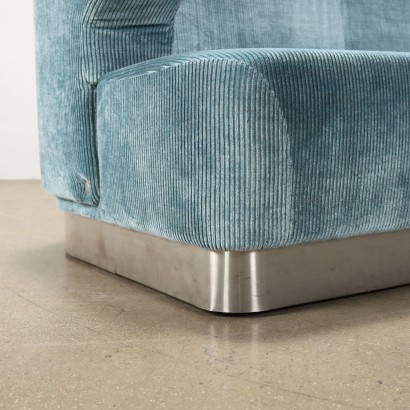 Formanova Sofa Samt Italien 1960er
