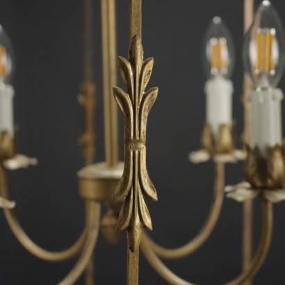 Chandelier Bronze Italy XX Century