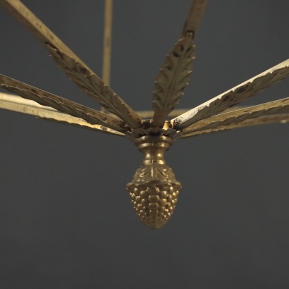 Chandelier Bronze Italy XX Century
