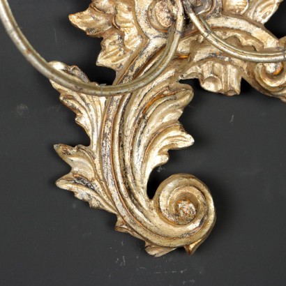 Paire d\'Appliques Style Rococo Métal Italie XX Siècle