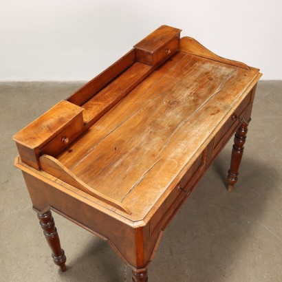 Bureau Umbertino Noyer Italie XIX Siècle