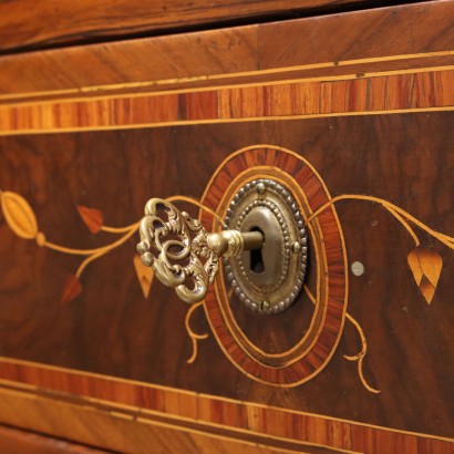 Commode Néoclassique Noyer Italie XVIII Siècle