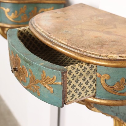 Pair of Shelves Wood Italy XX Century