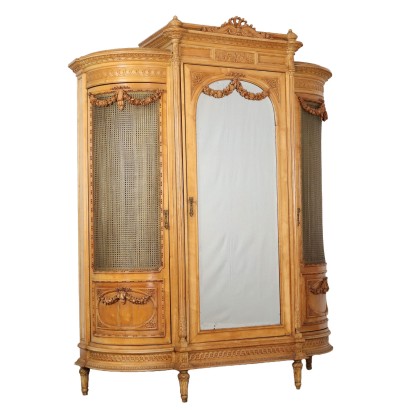 Wardrobe Neoclassical Style Maple Italy XX Century