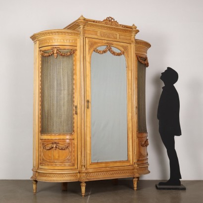 Wardrobe Neoclassical Style Maple Italy XX Century