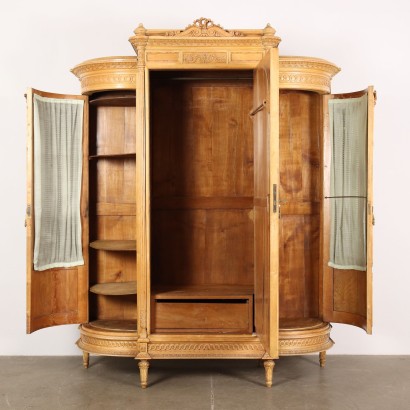 Wardrobe Neoclassical Style Maple Italy XX Century