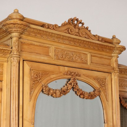 Wardrobe Neoclassical Style Maple Italy XX Century