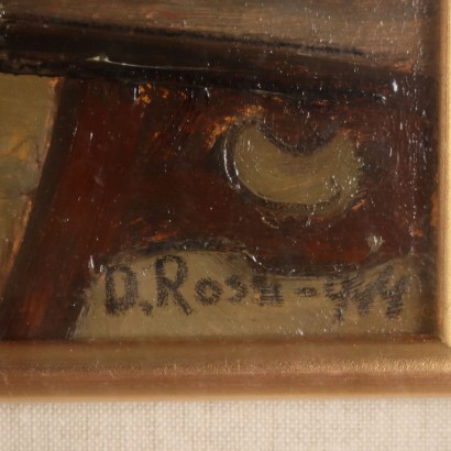 arte, arte italiana, pittura novecento italiana,Dipinto di Interno di Dino Rossi ,La bottega dell'antiquario,Dino Rossi,Dino Rossi,Dino Rossi,Dino Rossi