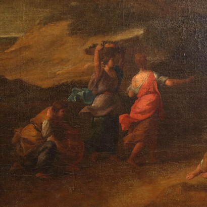 arte, arte italiana, pittura antica italiana,Dipinto Attribuito a Gaspard Dughet ,Paesaggio classico con figure,Gaspard Dughet,Gaspard Dughet,Gaspard Dughet,Gaspard Dughet,Gaspard Dughet