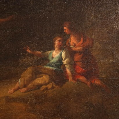 arte, arte italiana, pittura antica italiana,Dipinto Attribuito a Gaspard Dughet ,Paesaggio classico con figure,Gaspard Dughet,Gaspard Dughet,Gaspard Dughet,Gaspard Dughet,Gaspard Dughet