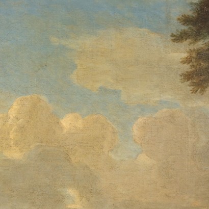 arte, arte italiana, pittura antica italiana,Dipinto Attribuito a Gaspard Dughet ,Paesaggio classico con figure,Gaspard Dughet,Gaspard Dughet,Gaspard Dughet,Gaspard Dughet,Gaspard Dughet