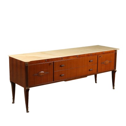 Commode Vintage en  Acajou Italie Années 1960