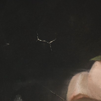 arte, arte italiano, pintura italiana antigua, retrato de una mujer noble del siglo XVIII
