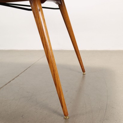 Table Placage de Chêne Italie Années 1950-1960