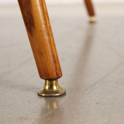 Table Placage de Chêne Italie Années 1950-1960