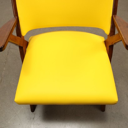 modernariato, modernariato di design, poltrona, poltrona modernariato, poltrona di modernariato, poltrona italiana, poltrona vintage, poltrona anni '60, poltrona design anni 60,Coppia di Poltroncine Anni 50-60