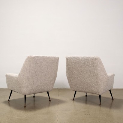 modernariato, modernariato di design, poltrona, poltrona modernariato, poltrona di modernariato, poltrona italiana, poltrona vintage, poltrona anni '60, poltrona design anni 60,Coppia di Poltrone Anni 50-60
