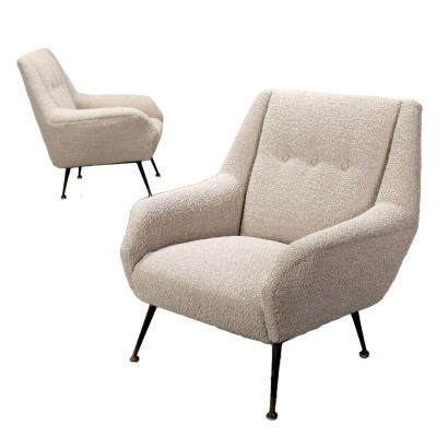 modernariato, modernariato di design, poltrona, poltrona modernariato, poltrona di modernariato, poltrona italiana, poltrona vintage, poltrona anni '60, poltrona design anni 60,Coppia di Poltrone Anni 50-60