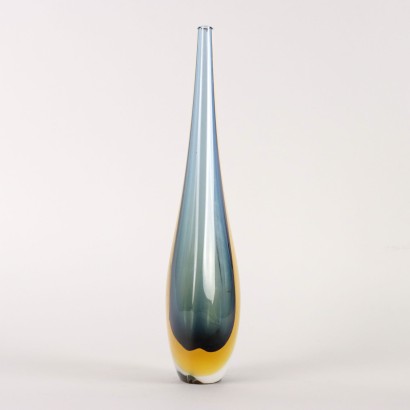 Vase Glas Italian 1960er