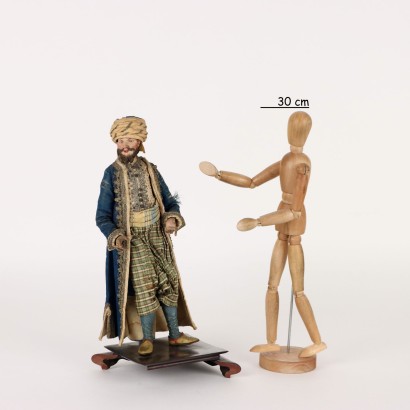 The Wise Man Statue Wood Italy XIX Century