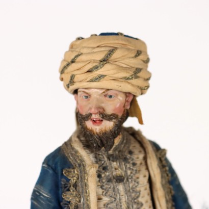The Wise Man Statue Wood Italy XIX Century