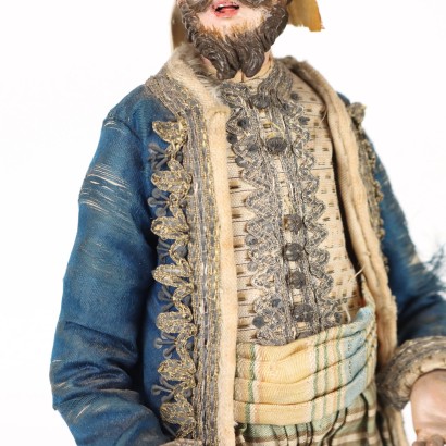 The Wise Man Statue Wood Italy XIX Century